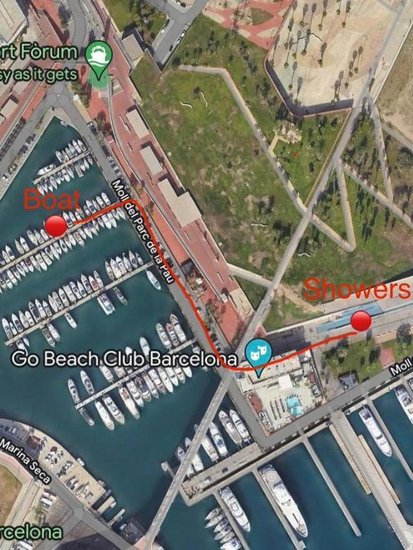 Unique Wooden Sail Yacht + 2 Bikes Included! Hotel Sant Adria de Besos Exterior photo
